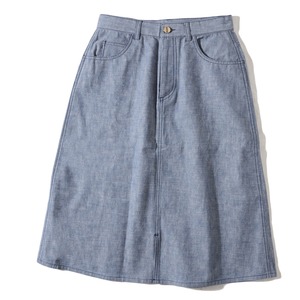 (unused)  Victoria Beckham Blue Denim Skirt