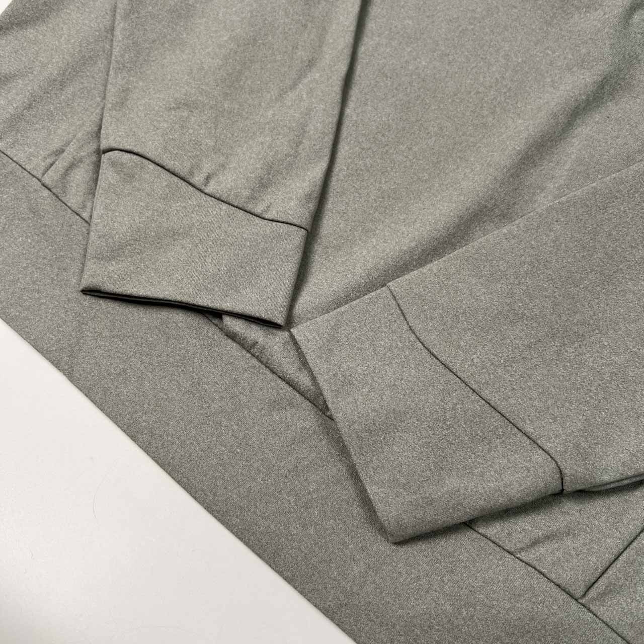 adabat アダバット ハーフジップ トレーナー シャツ サイズ 46 /ゴルフ/グレー×ホワイト/ワールド/トレーニング