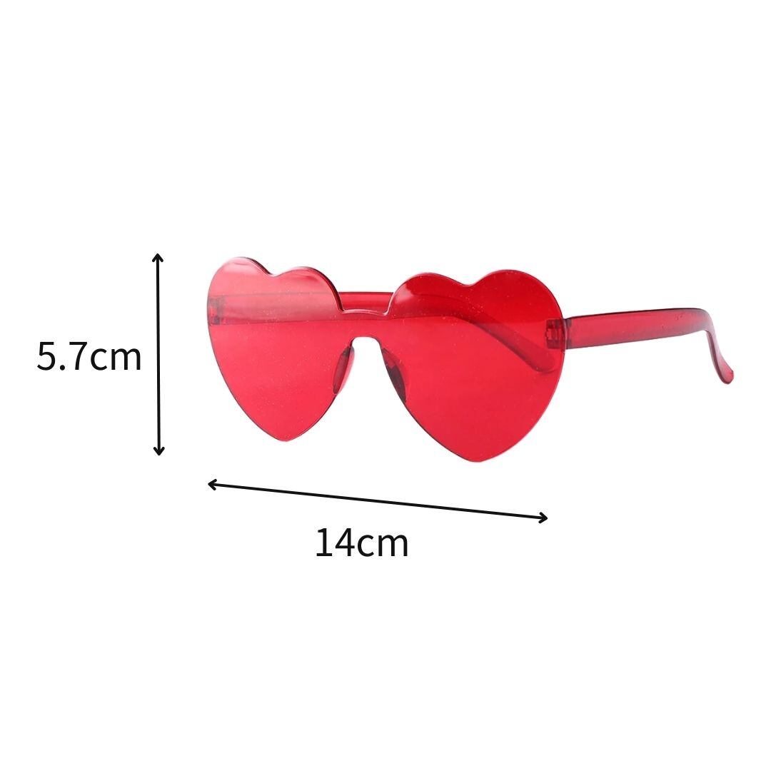 サングラス カラーレンズ ハート おしゃれ メガネ 韓国ファッション