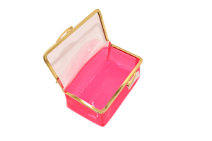 [ＭＩＸ] [JERI MARL] 透明ポーチ 透明ケース 小物入れ (ピンク) 工房 手作り 日本製 エコパッケージ MX-0041-348