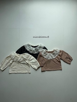 送料無料【予約】mienbloomB /Baby Chouchou Collar T-shirt