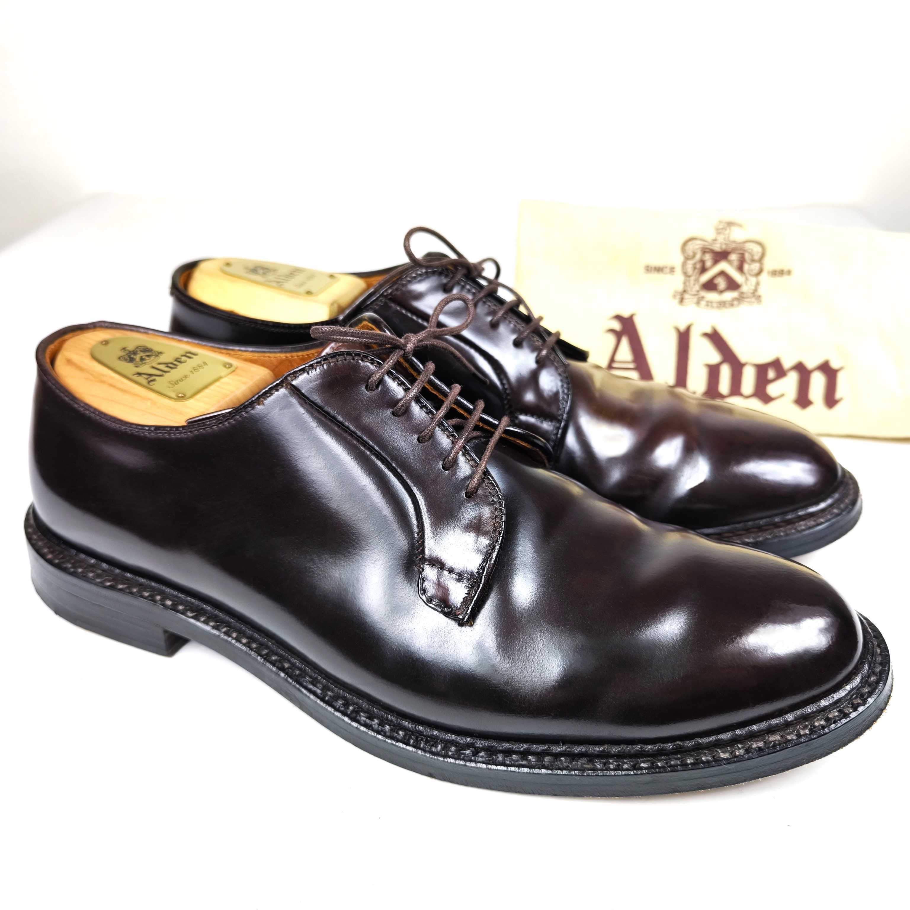 ★定価22万円・極上品★ オールデン Alden プレーントゥ「990」 コードバン バリーラスト サイズ9E 純正シューズBAG付属