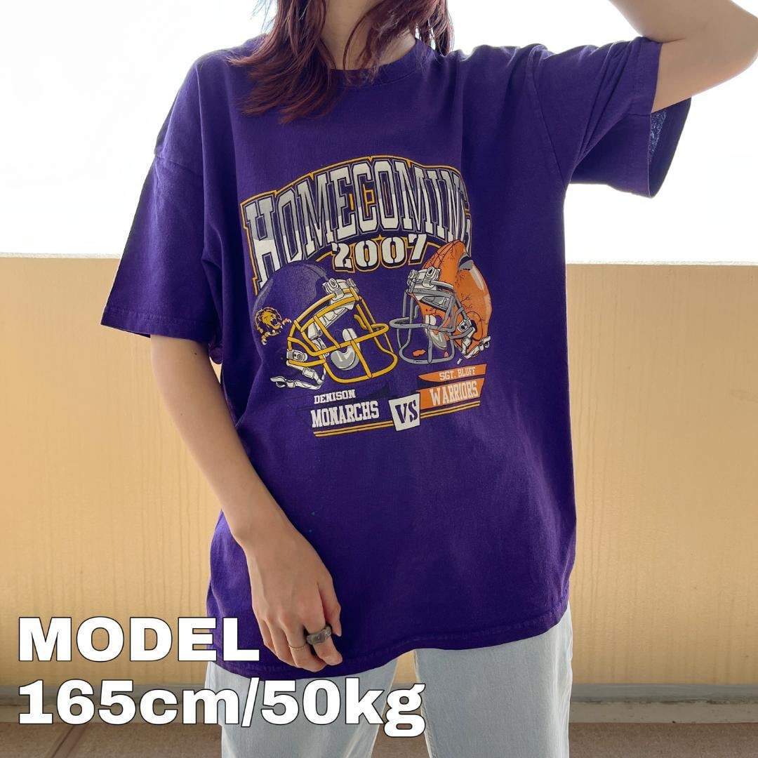 リーボック NFL ノースリーブ プリントTシャツ ヘルメット 00s XL 紺