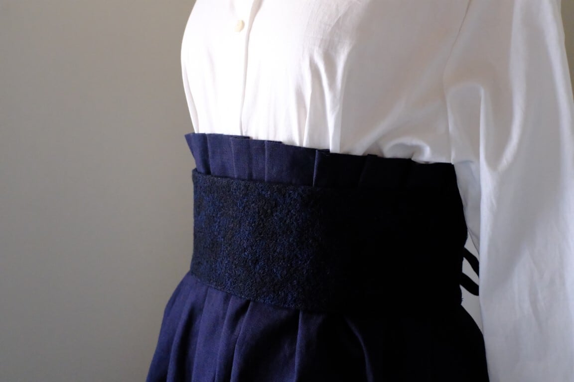 タックスカートとベルトのセット CL-098(ネイビー)