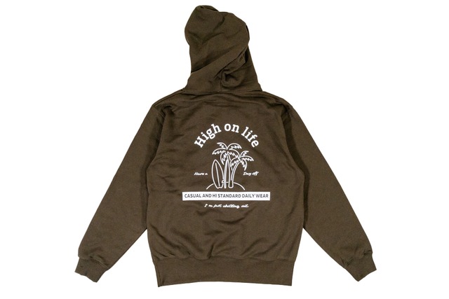 【high on life hoodie】 / khaki