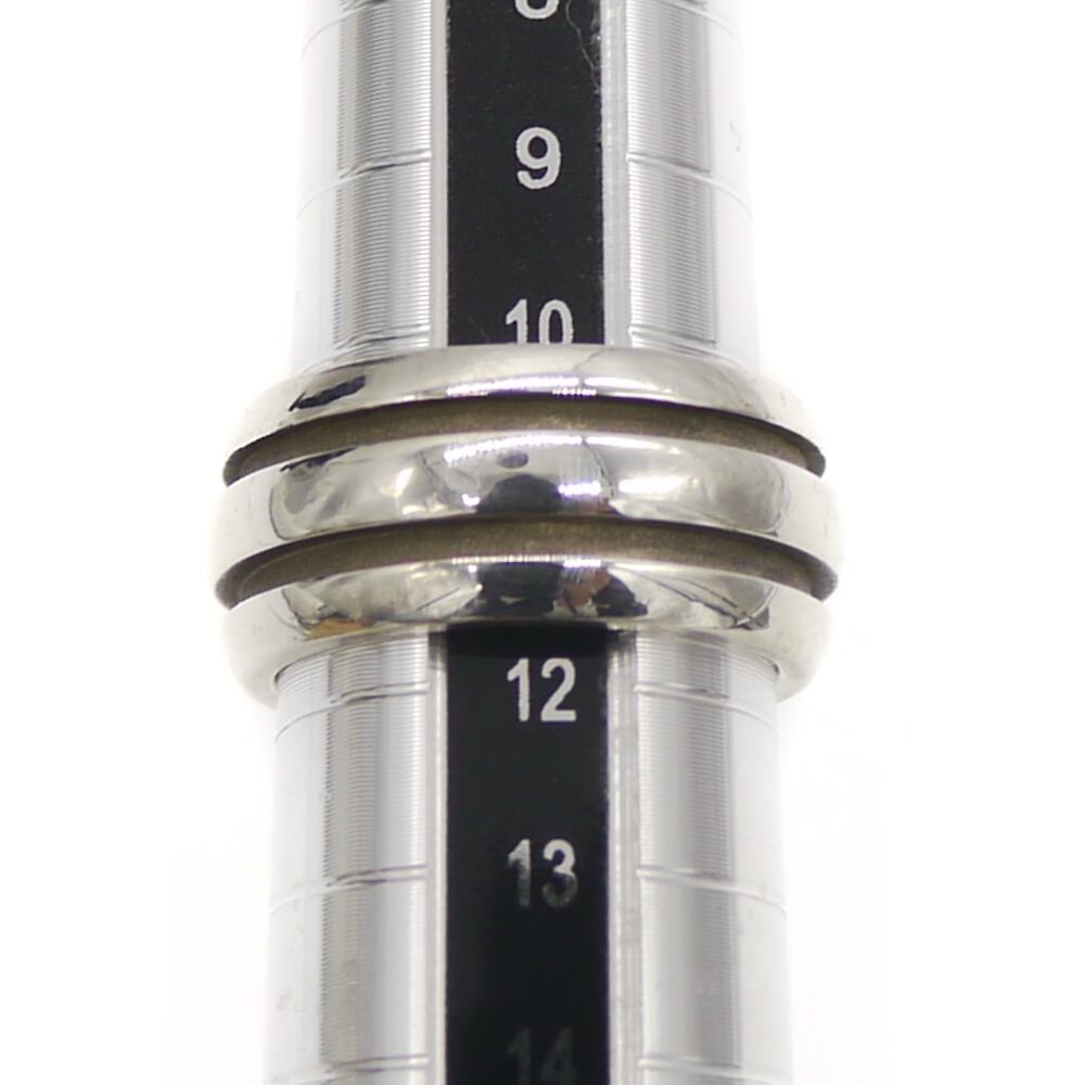 TIFFANY & Co. ティファニー グルーブド ダブルライン リング 指輪