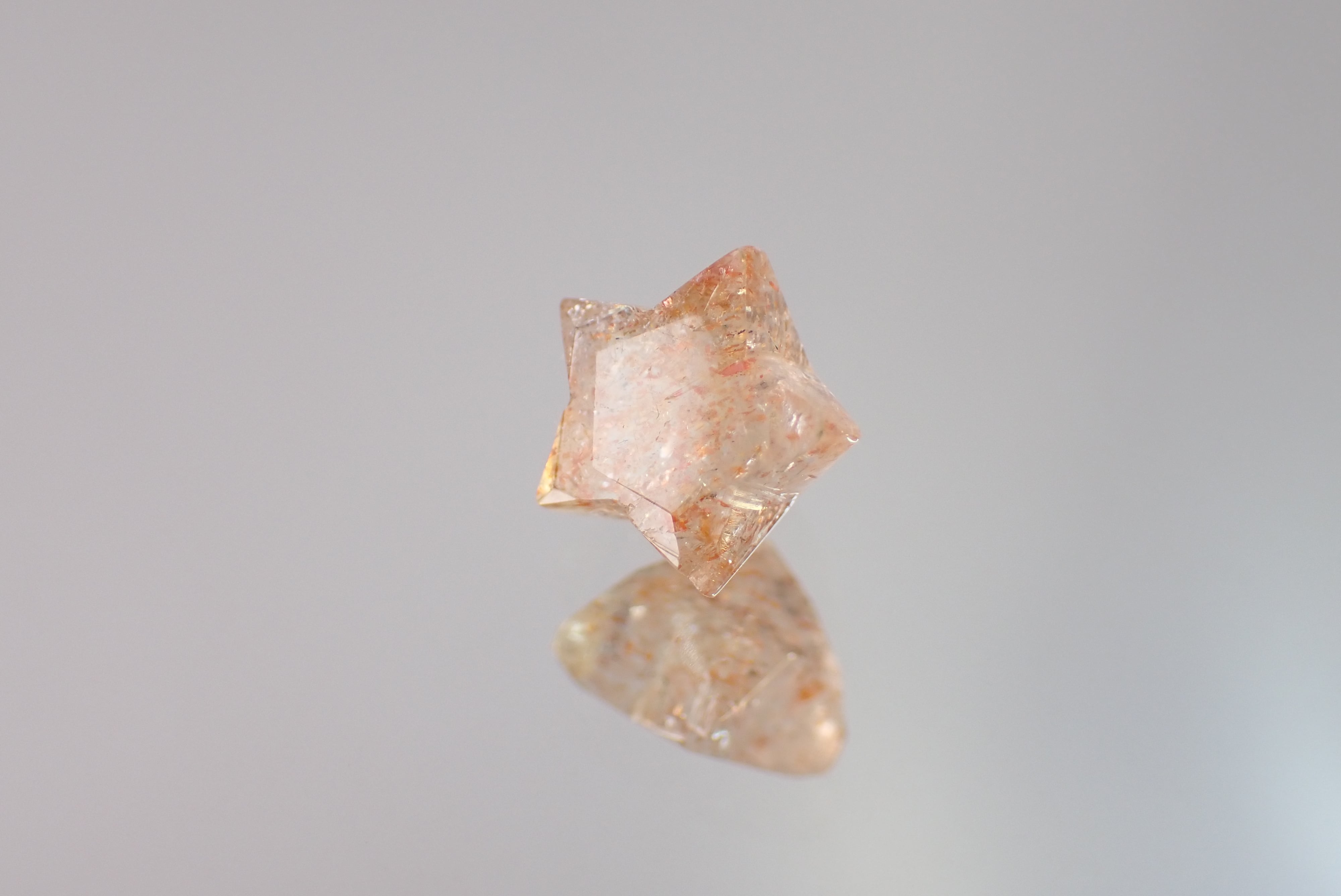 オレンジサンストーン(スターカット) 2.5ct [C1‐578] | differencee