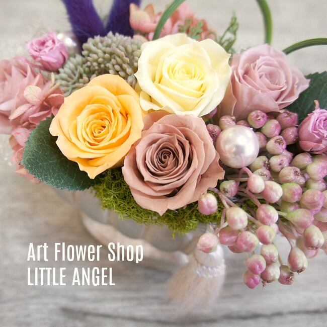 ローズ ハイドランジャー お祝い アレンジメント アーティフィシャルフラワー アートフラワー ギフト フラワー プレゼント 光触媒 花 贈り物 造花 売れ筋 アレンジメント