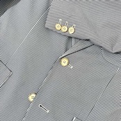 00s Eddie Bauer エディーバウアー ストライプ パッチパケット テーラードジャケット S/メンズ