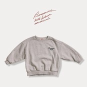 韓国子供服 / 26Autumn / Boneoune / EST刺繍スウェット / キッズ服 / ジュニア服 / 秋服 *XS~JL*