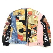 【kimonojk28】着物デニムジャケットSLEEVE KIMONO DENIM JACKET