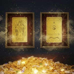 宇宙根源の女神ホワイトマハカラ金護符