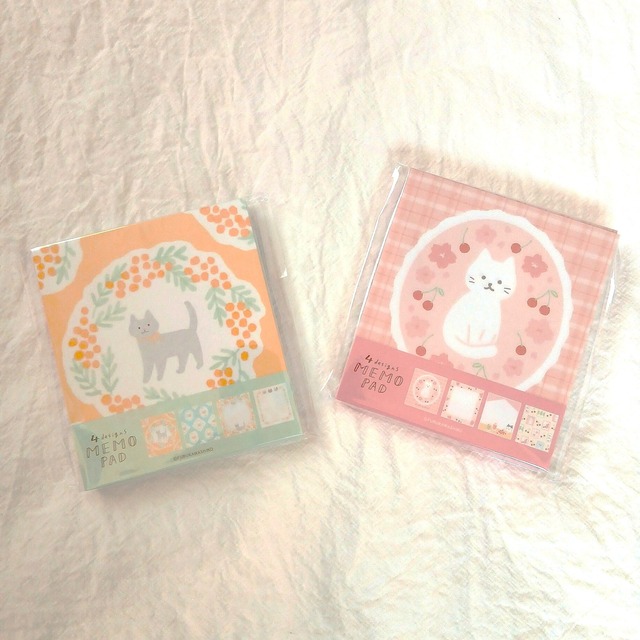 《メモ》4デザインメモパッド