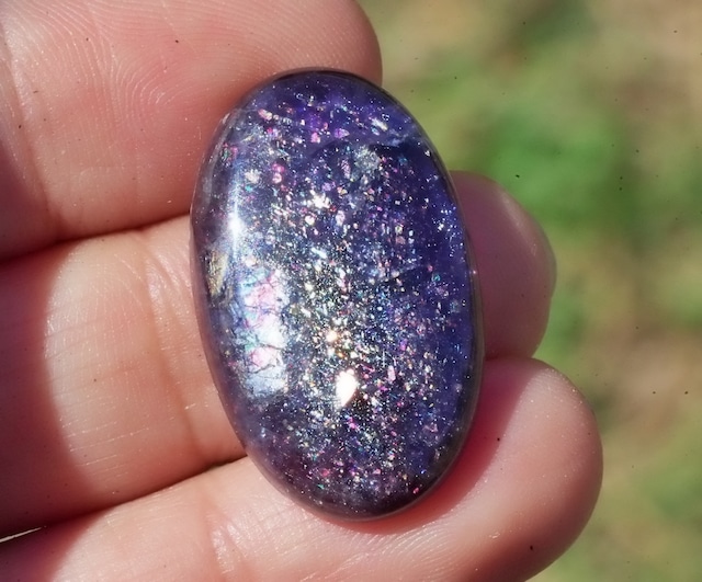 眩い星空 /高品質 アイオライトサンストーン s1600