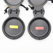 フラメンコ 小物 パリージョ カスタネット ブラック系 FILIGRANA 楽器 小道具 舞台 ペア 両手 黒 ケース付き 発表会 レッスン 練習 ダンス小物 パフォーマンス フラメンコ用品