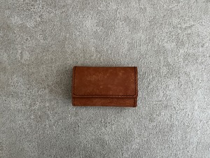 Key case with removable key ring brown　取り外しキーリング付キーケース　茶　＜A＞