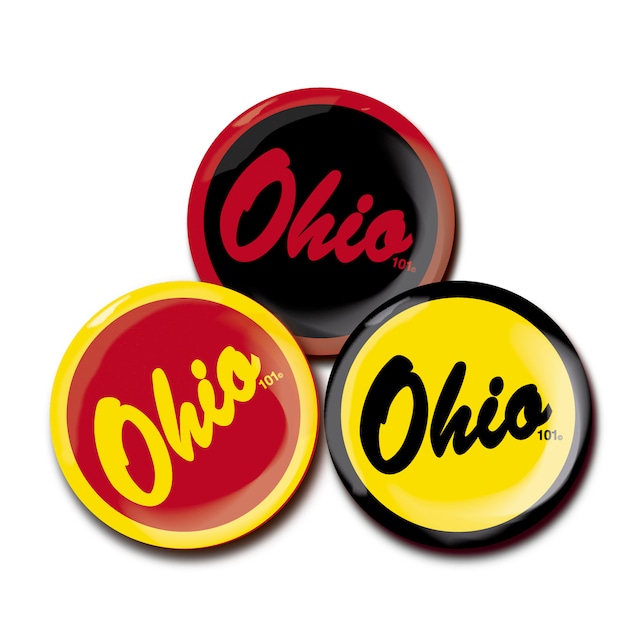 OHIO101 LOGO magnet　SET