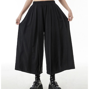 pleated wide leg pants　　　1-1036