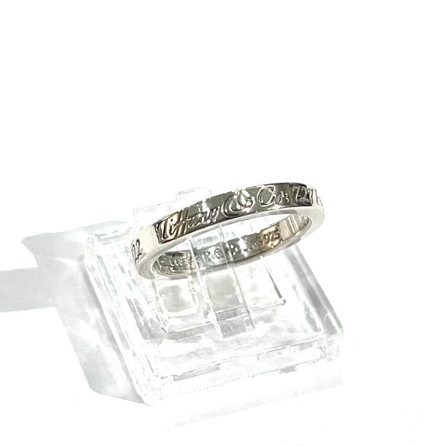 TIFFANY＆CO】【8.5号】 2525 ティファニーaddressナローリング 指輪
