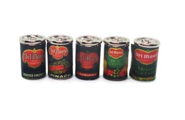 25個 トマト缶5種類 海外日用品パーツ p17 ドールハウス ミニチュアフード