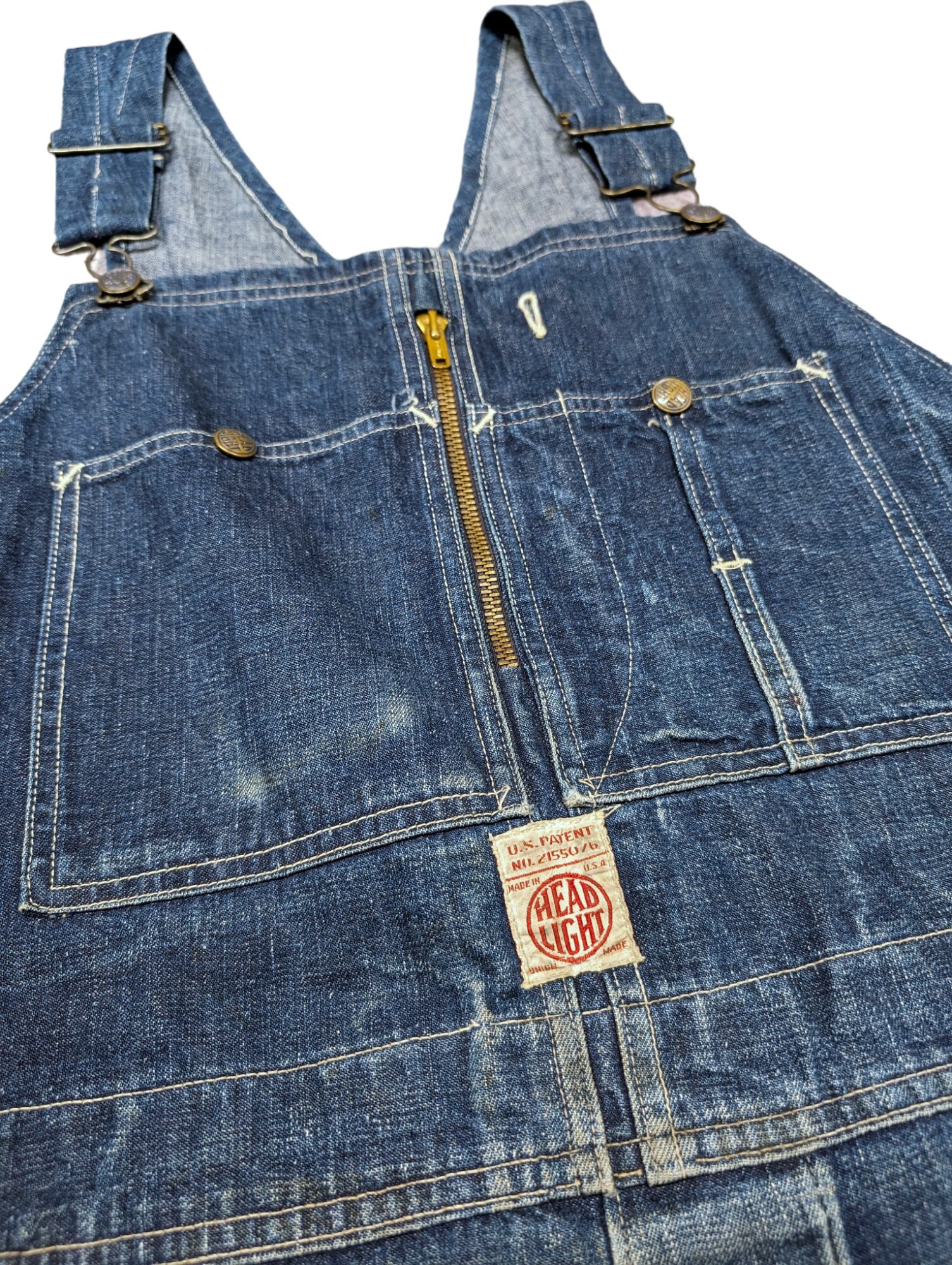 HEAD LIGHT overall 50's vintage | Clothes Store MOON HEAD LIGHT overall 50's vintage | Clothes Store MOON