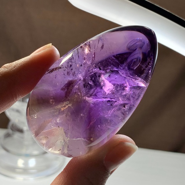2.超透明!!ロマネサイトinアメジスト・たまご