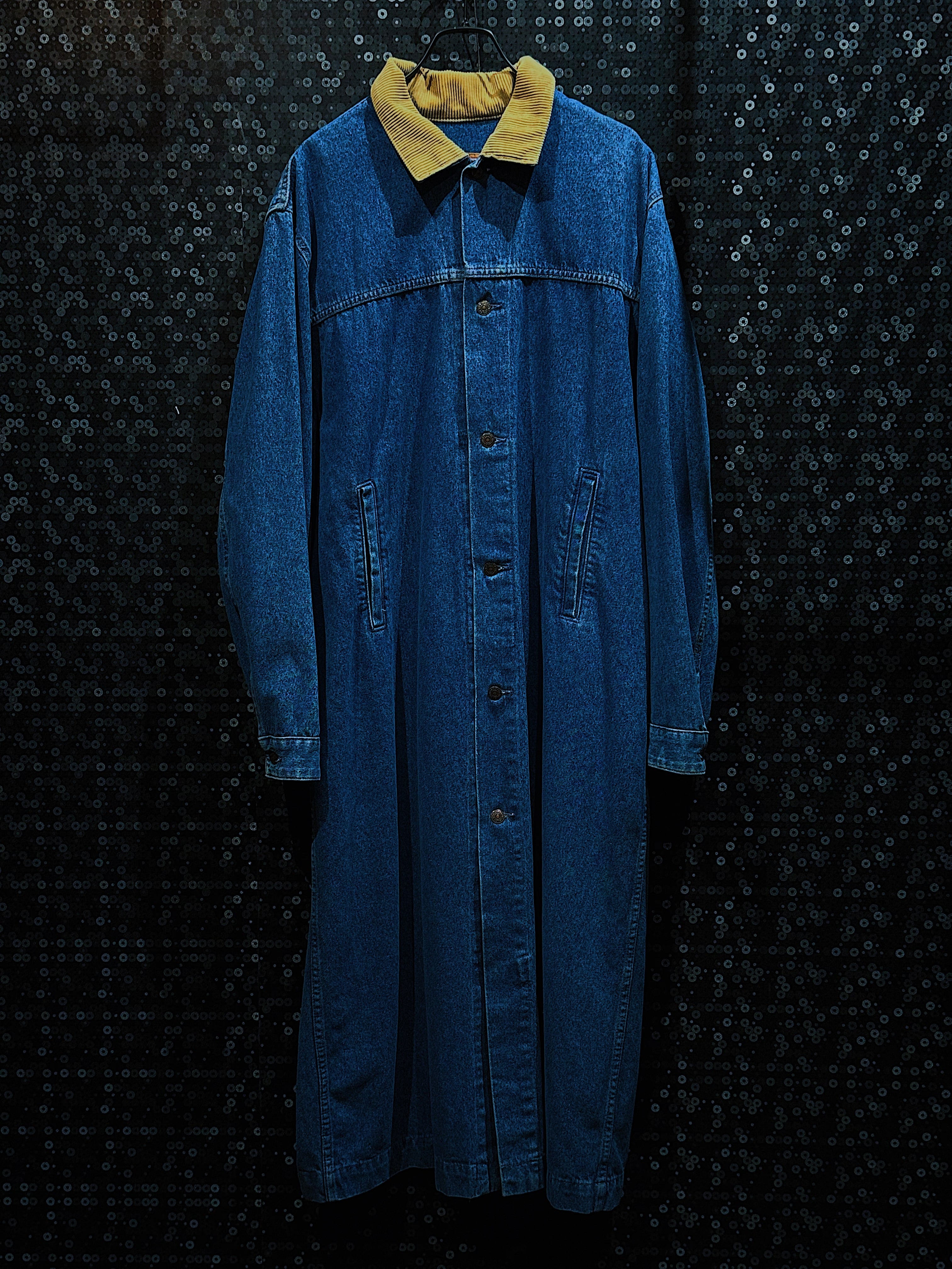 【ÆIEM】"Levi’s"vintage denim Balmacaan Denim Coat