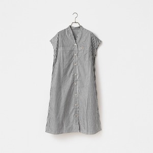 NEMAKI DRESS stripe フレンチスリーブ