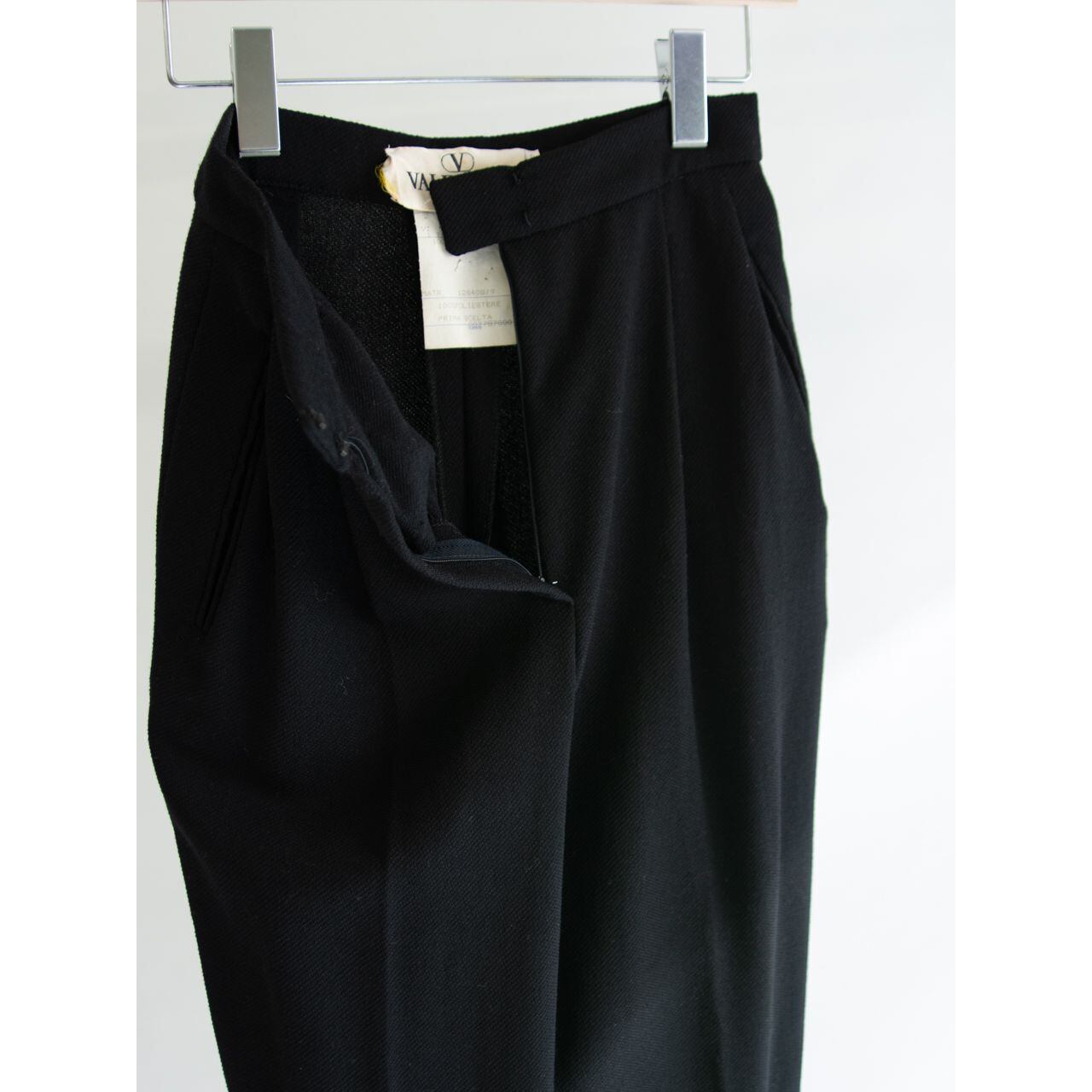 【VALENTINO BOUTIQUE】Made in Italy 70-80's 100% wool 2tuck pants(ヴァレンティノブティック イタリア製タック入りウールパンツ)2a