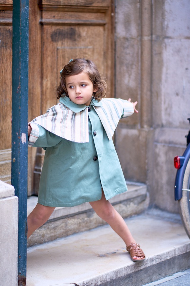 【MaisonMarelle】送料無料jacket SHERLOCK- celadon green