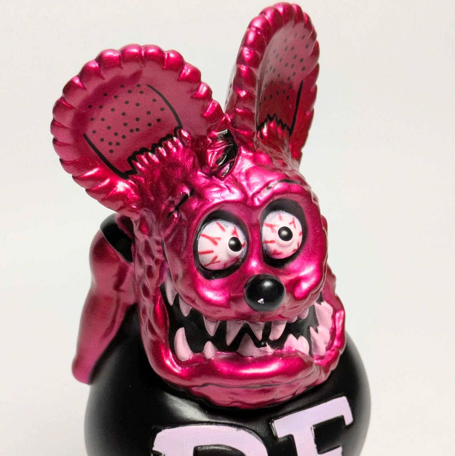 【 Rat Fink ラットフィンク 】WACKY WOBBLER 『 gemini collectibles METALLIC FINK EXCLUSIVE 』メタリックレッド メタリックフィンク エクスクル / FUNKO / ファンコ / ボビングヘッド 〚アメリカン雑貨 アメトイ〛
