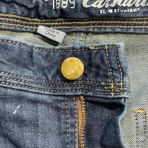 10s デニム ダブルニー カーハート Carhartt W30 L31 詳細写真10