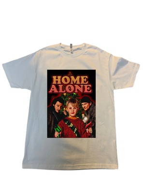 Home Alone   S/S Tee  (white)