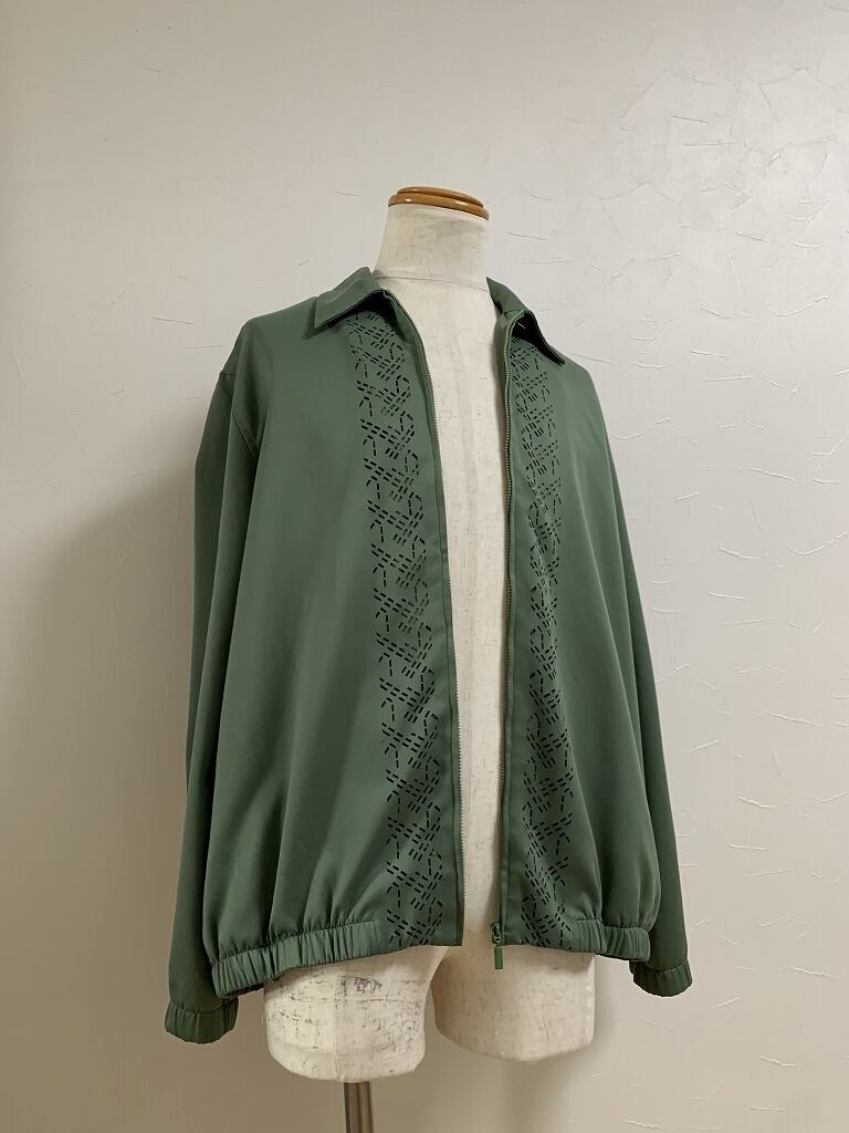 1990's Cutting Design Spring Zip-Up Jacket