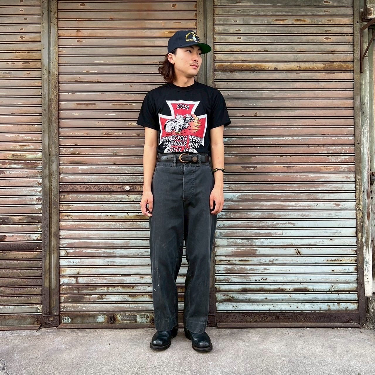 50s カナダ軍 実物 ワークパンツ ミリタリー カーゴパンツ N2 W76cm S