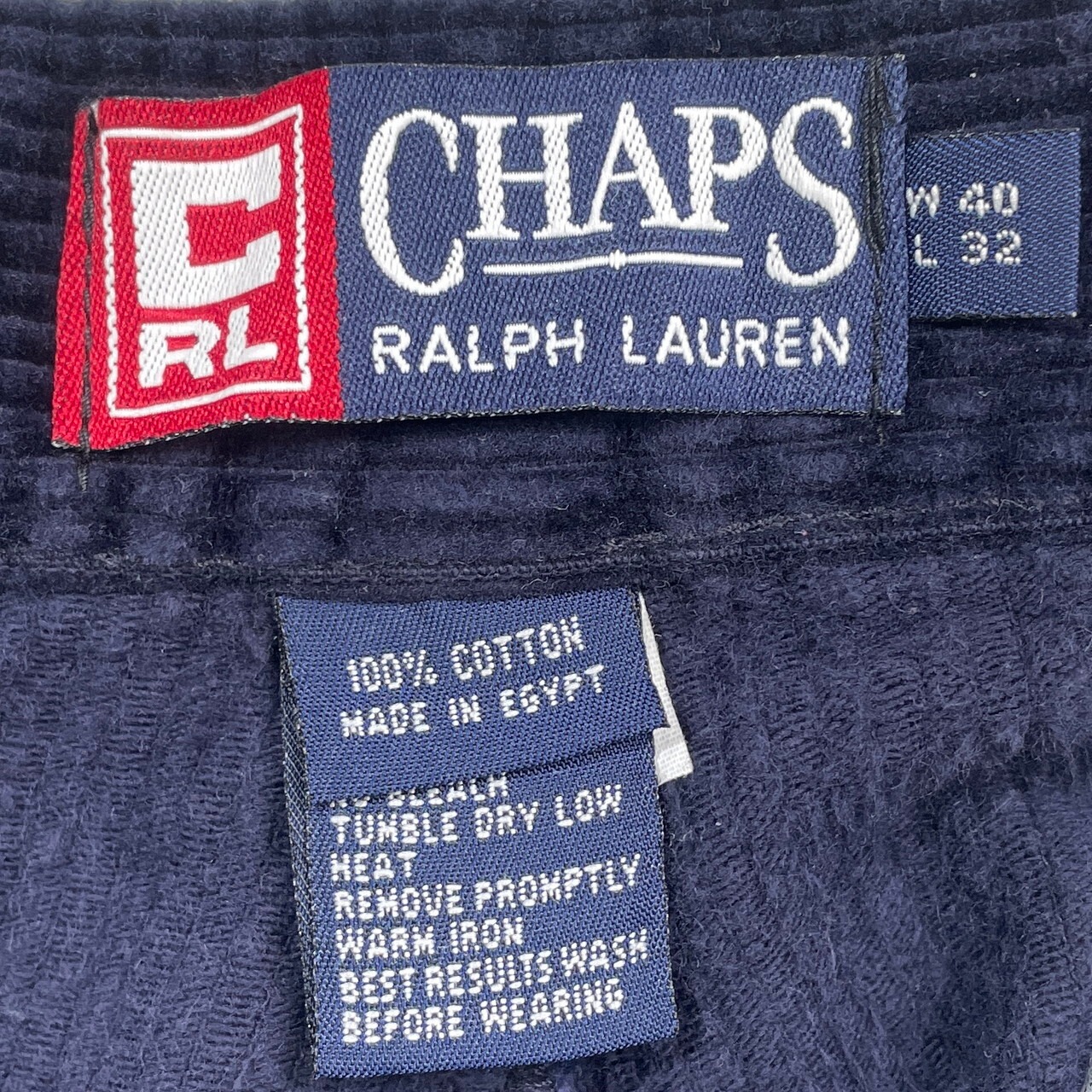 90年代 CHAPS RALPH LAUREN チャップス ラルフローレン コーデュロイ 