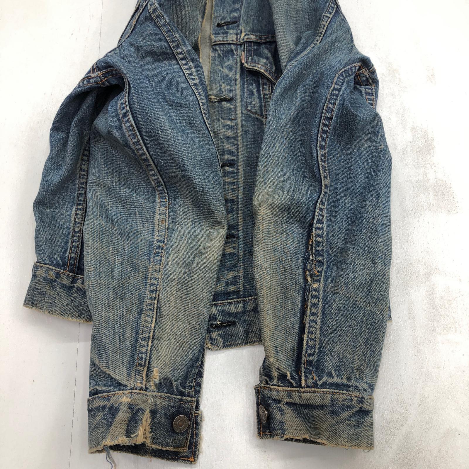 LEVI'S リーバイス 60年代 USA製 70505 4th BIG E 不均等V おそらく
