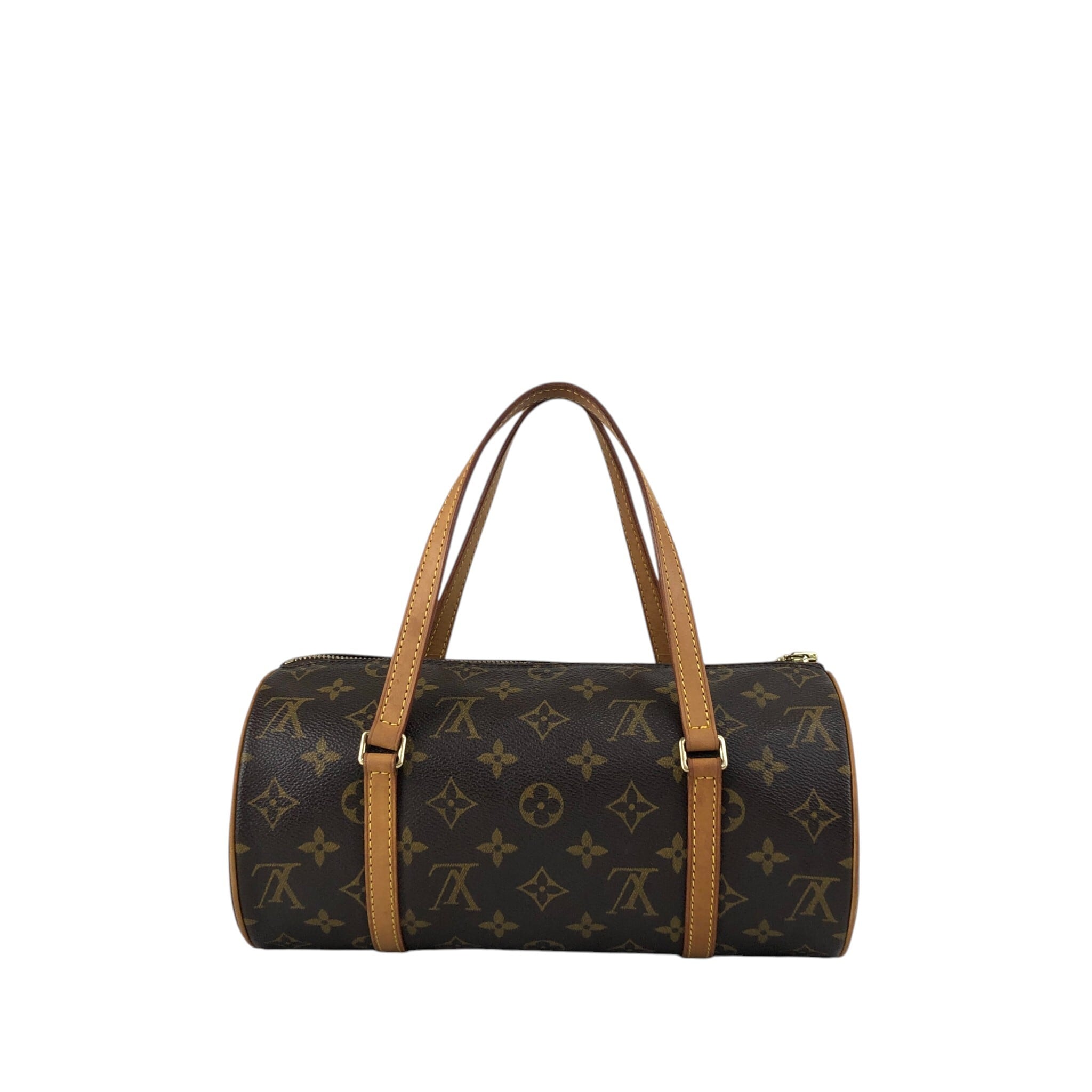LOUIS VUITTON ルイヴィトン モノグラム ハンドバッグ ブラウン PVC