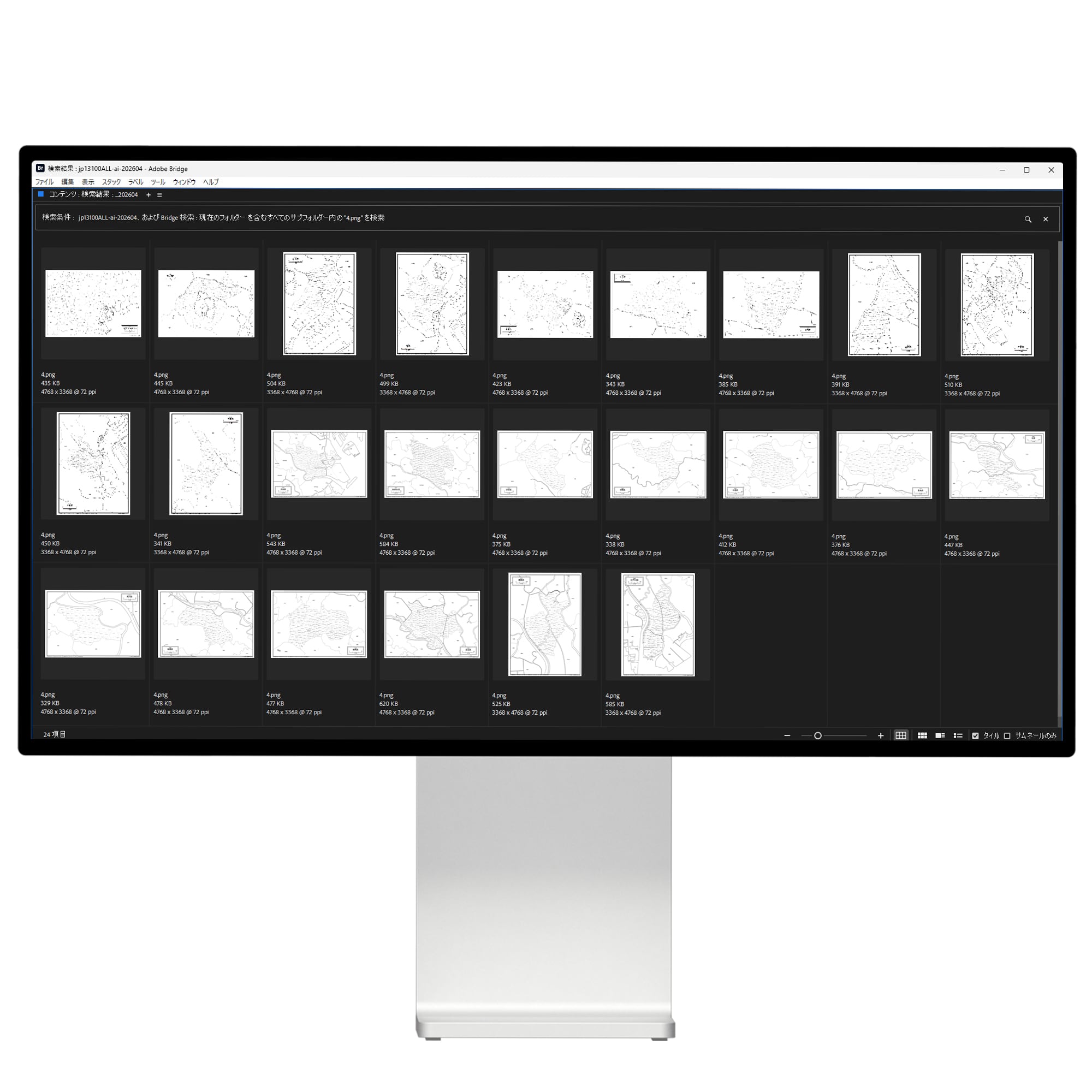 東京都特別区全体の白地図と各23区のセット：町名も記載の地図データ