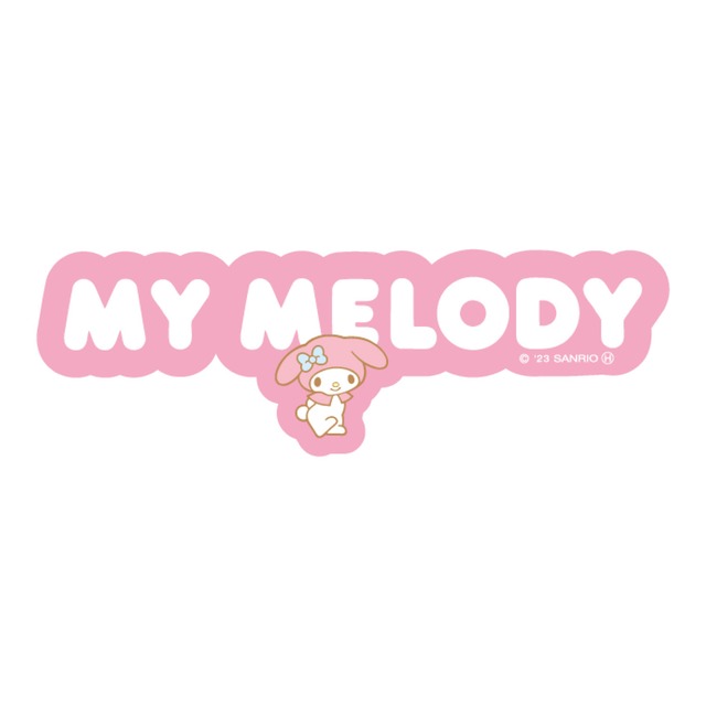 キャラクターステッカー マイメロディ ロゴ | キャラクターステッカー 