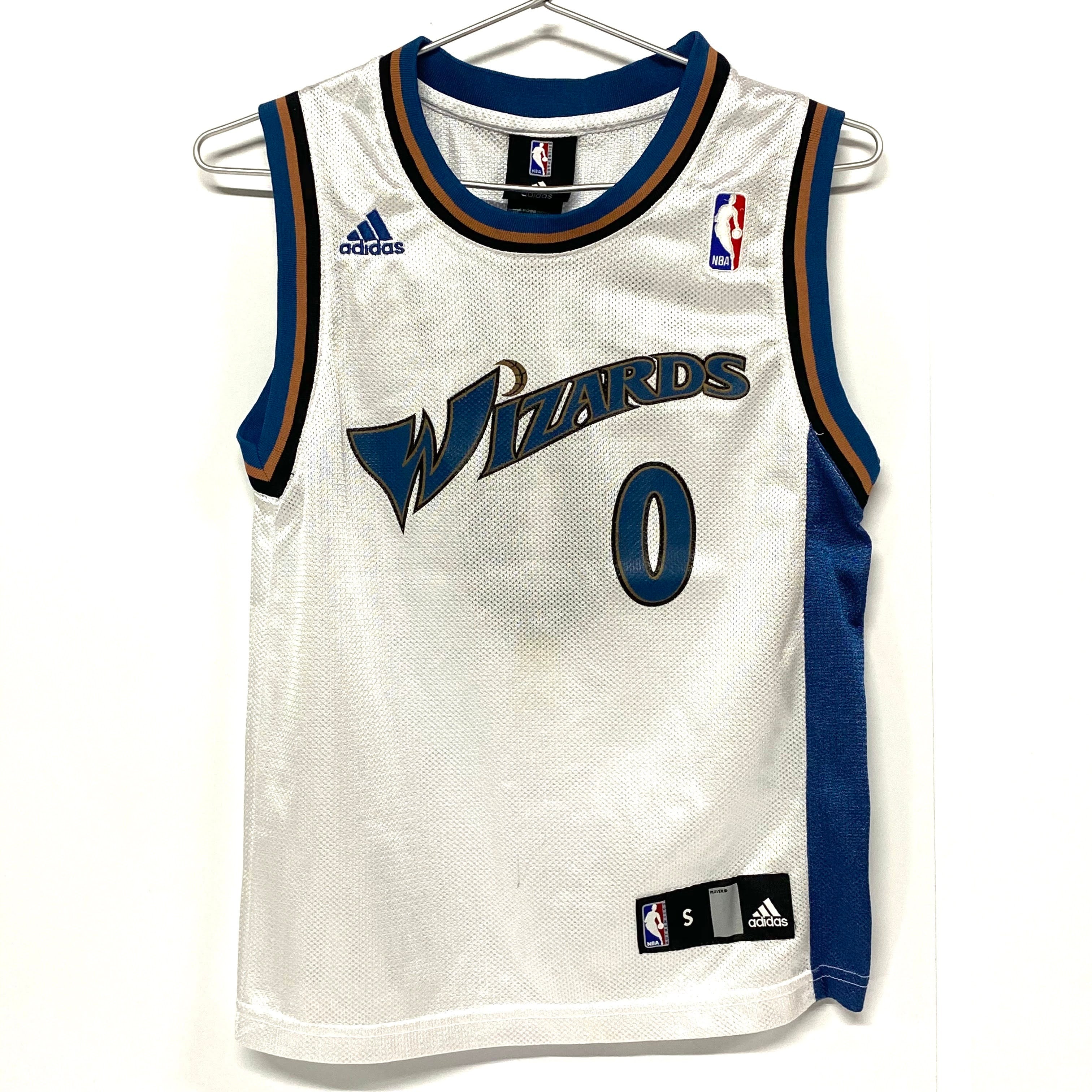 キッズ Adidas アディダス Nba Washington Wizards ワシントン ウィザーズ ギルバート アリーナス レプリカユニフォーム ゲームシャツ 8歳位 135 相当 子供服 古着 ゲームシャツ Al Cave 古着屋 公式 古着通販サイト