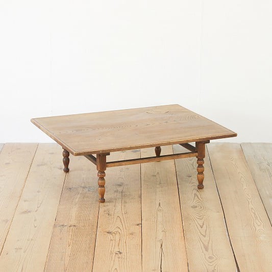 欅 けやき 奈良 工芸 お茶台 机 （レトロアンティーク家具、 欅 けやき  