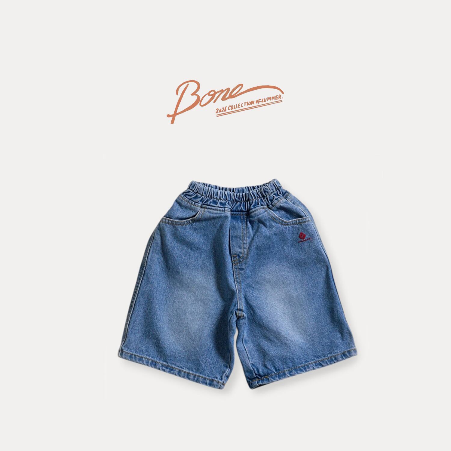 soft 5-quarter denim【BONEOUNE】※7月中旬〜下旬発送予定