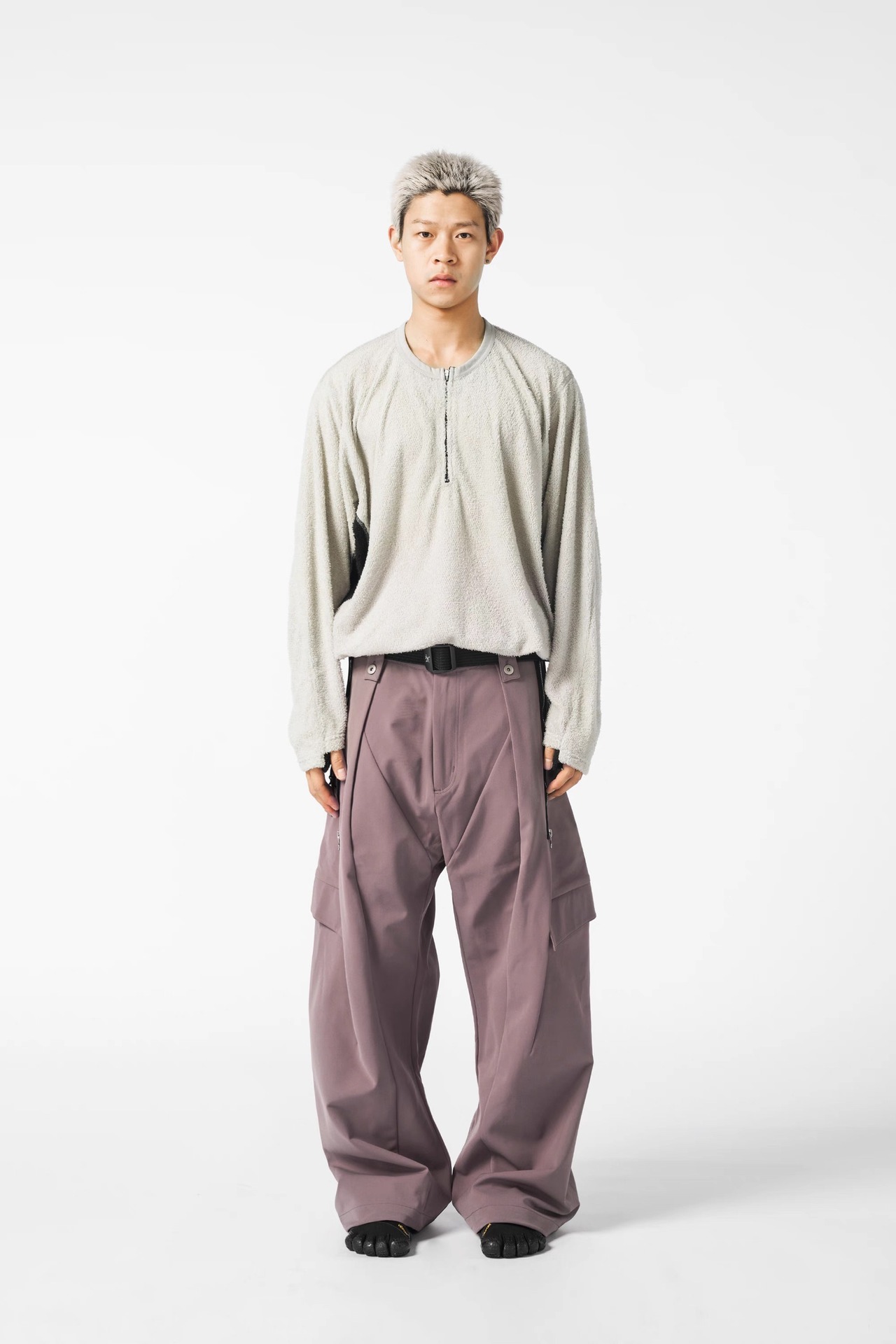 SYMBIOTIC EFFECT 25SS マルチシェイプ立体裁断カーブパンツ