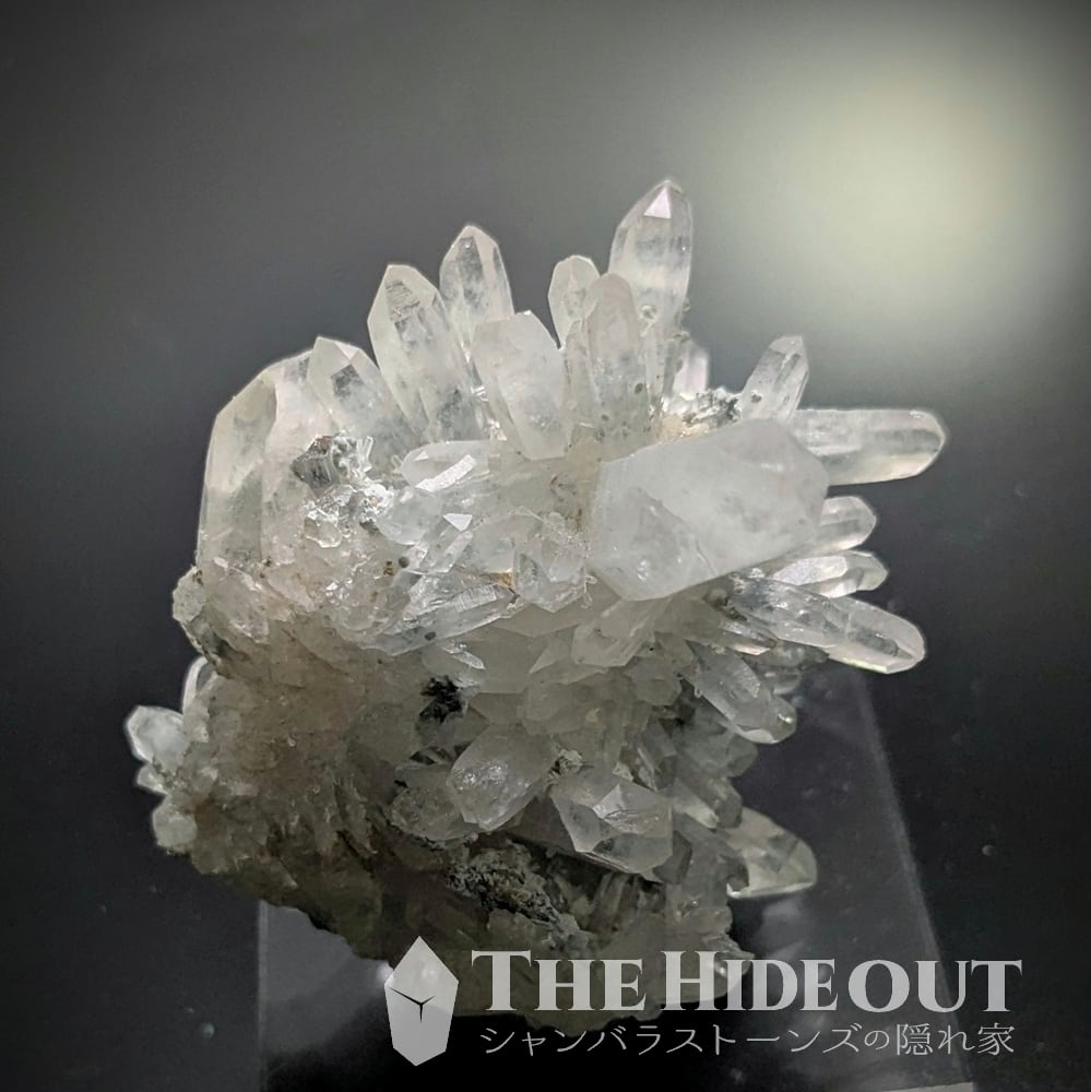 日本国産鉱物標本036 宮崎県臼杵郡日之影町乙ヶ淵（苔土フォイト電気石