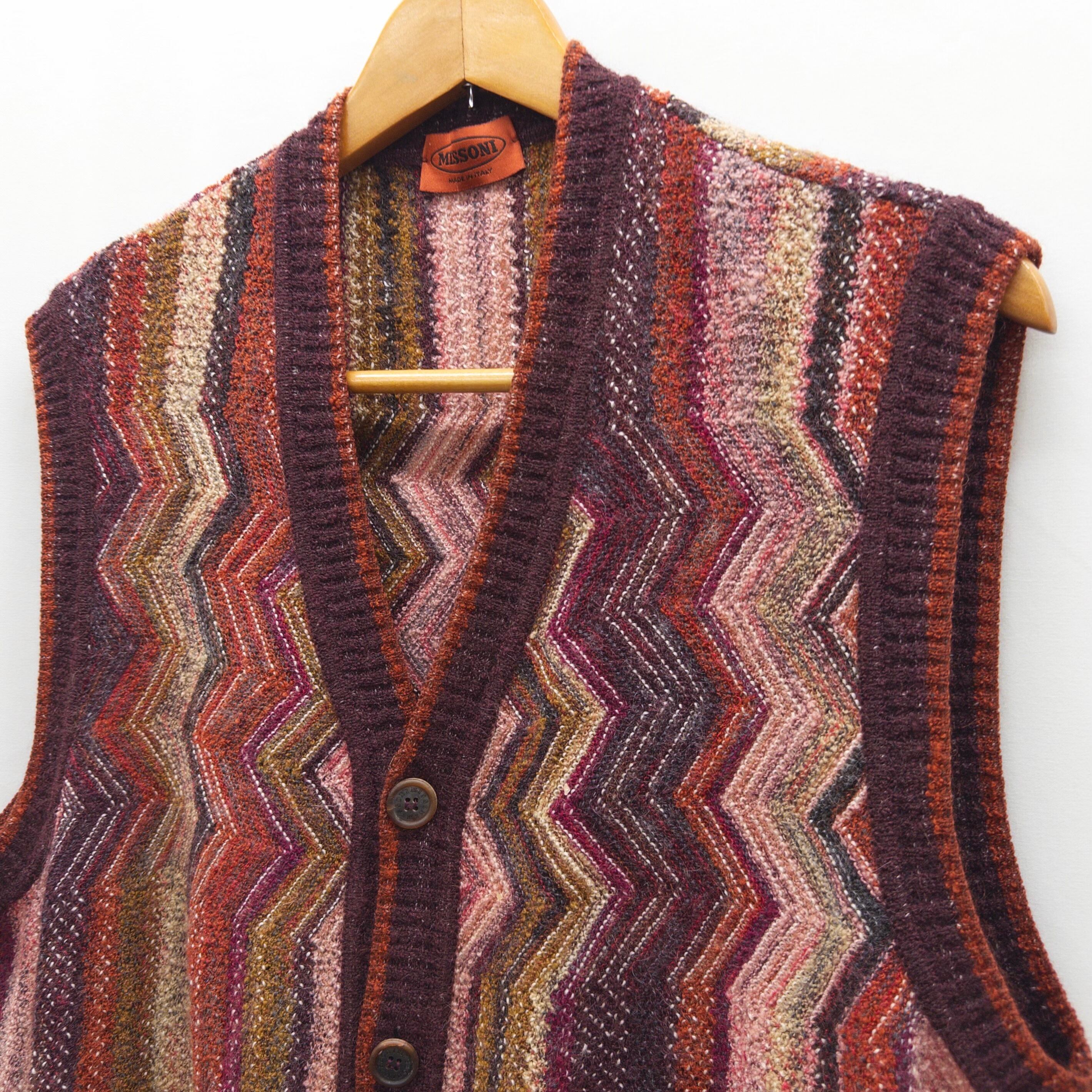 MISSONI】KNIT VEST ニットベスト ミッソーニ | no pain no gain(ノー