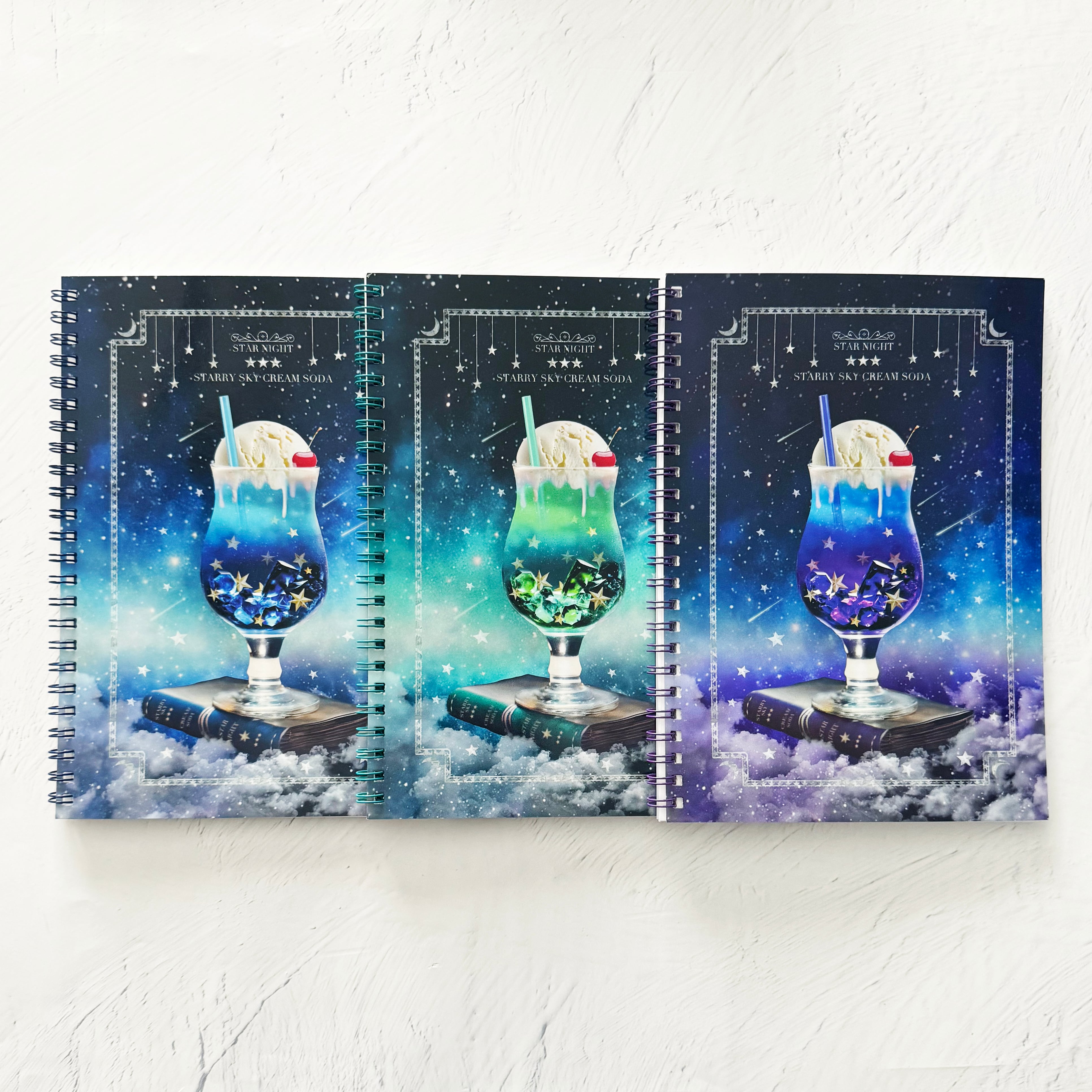 ノート・手帳】【全3色】架空の星空喫茶 