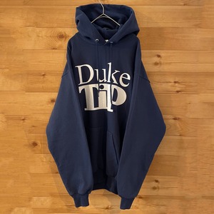 【PORT&COMPANY】カレッジ デューク大学 DUKE プリント スウェット パーカー フーディー ロゴ 教育プログラム M US古着