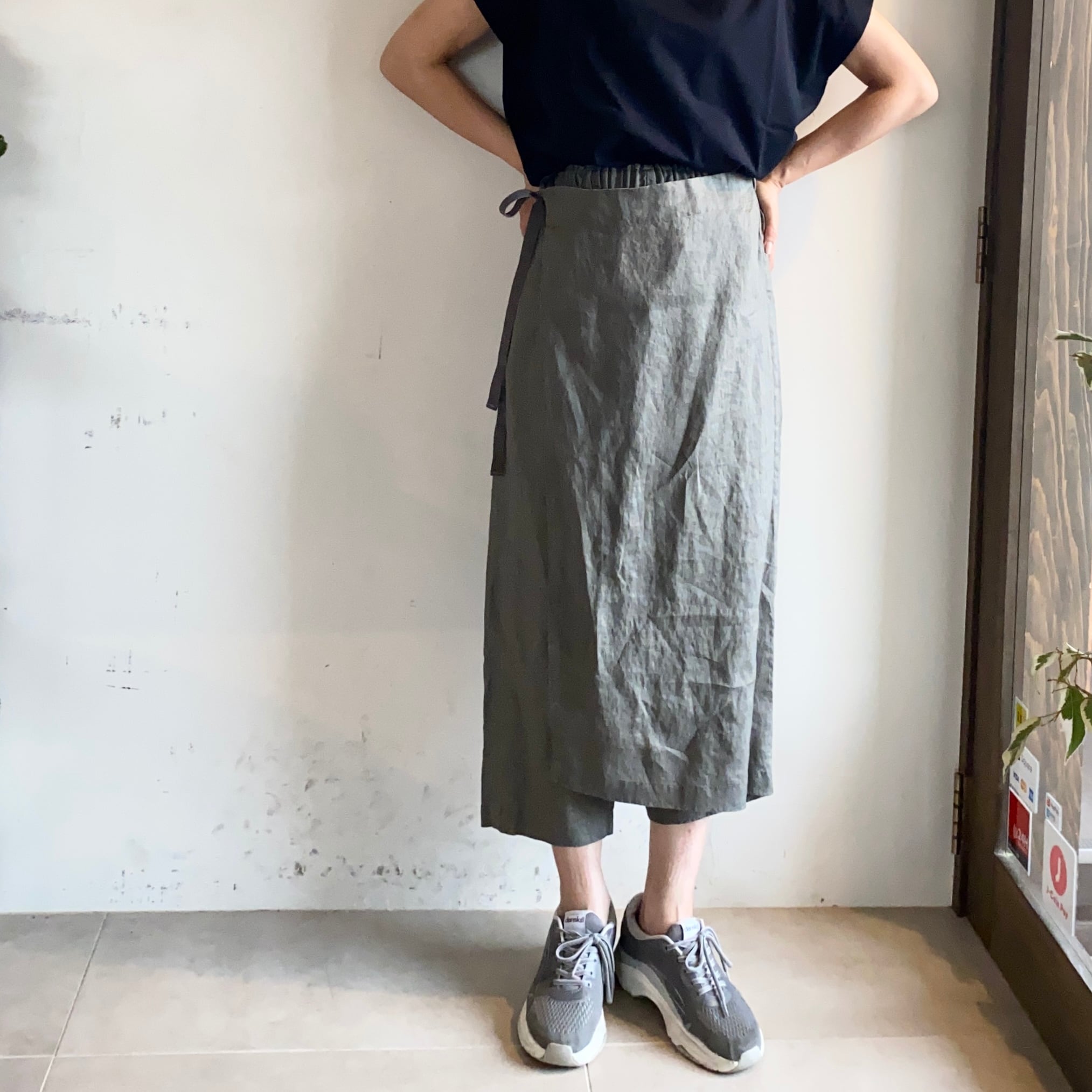 TRAVAIL MANUEL ブリーズリネン・ラップ Pants | Lumiere