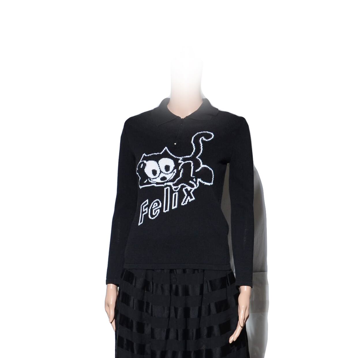 vintage iceberg Felix zippuup pullover knit | boutique goldenwool